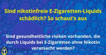 Sind nikotinfreie E-Zigaretten-Liquids schädlich?