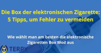 Die Box der elektronischen Zigarette