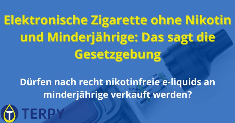 Elektronische Zigarette ohne Nikotin und Minderjährige