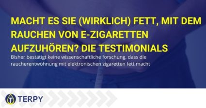 Macht es Sie wirklich fett, mit dem Rauchen von E-Zigaretten aufzuhören?