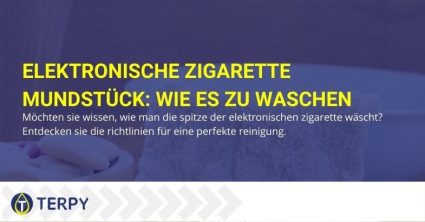 Wie man das Mundstück einer elektronischen Zigarette waschen