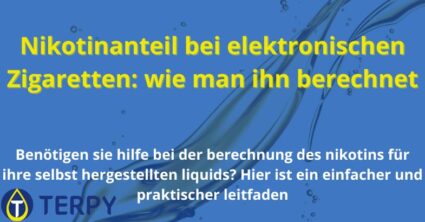 Nikotinanteil bei elektronischen Zigaretten