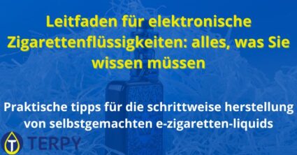 Leitfaden für elektronische Zigarettenflüssigkeiten