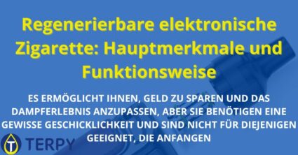 Regenerierbare elektronische Zigarette