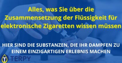 der Flüssigkeit für elektronische Zigaretten