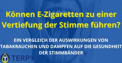 Können E-Zigaretten zu einer Vertiefung der Stimme führen?